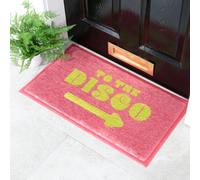 Native Natural To The Disco Sign Doormat (70 X 40Cm)