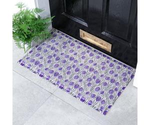 Native Natural Tulip Pattern Doormat (70 X 40Cm)