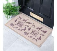 Native Natural Vintage Bear Indoor & Outdoor Doormat - 70X40Cm