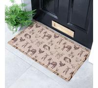 Native Natural Vintage Farm Animals Indoor & Outdoor Doormat - 70X40Cm