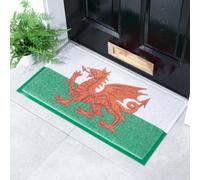 Native Natural Welsh Dragon Flag Doormat (70 X 40Cm)