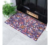 Native Natural Wild Flower Pattern Doormat (70 X 40Cm)