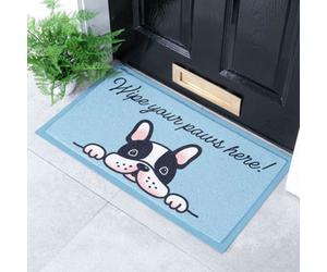 Native Natural Wipe Your Paws Here Indoor & Outdoor Doormat - 70X40Cm