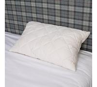 Native Natural Wool Filled Pillow (set of 2) in White | Size: Double Native Natural White Double