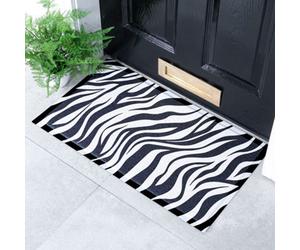 Native Natural Zebra Indoor & Outdoor Doormat - 70X40Cm
