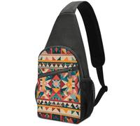 Native Patterns Sling Bag for Men Women, Hands-Free Crossbody Bag, Casual Chest Bag for Running, Hiking, Travel