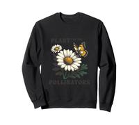 Native Plant for Pollinators Conservation Butterfly Garden Sweatshirt
