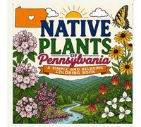 Native Plants of Pennsylvania: Simple and Relaxing Coloring Book for Adults and Kids (Native Plants by State Coloring Books)