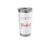 Native Pride American Indian Tribe Strong Native Blackfeet Stainless Steel Insulated Tumbler