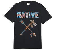 Native Pride Crossed Arrow & Tomahawk Indigenous Symbol Comfort Colors Adult Heavyweight T-Shirt