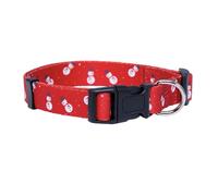 Native Pup Christmas Dog Collar (Small, Snowmen)