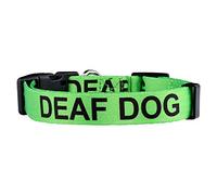 Native Pup Deaf Dog Collar| Hard of Hearing Warning| (Large)