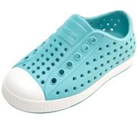 Native Shoes Boys Unisex Kinder Jefferson Child Basketball, Blue Pool White Shell, 2.5 UK Child