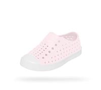 Native Shoes Jefferson Child Sneaker, Milk Pink/Shell White, 11 UK