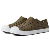 Native Shoes Jefferson Girls' Iridescent Junior Sneaker, Utili Green/Shell White, 18.0 cm