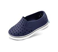 Native Shoes Men's Miles Fashion Sneaker, Regatta Blue/Shell White, Men's 13, Women's 15 Medium