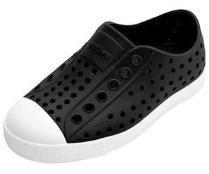 Native Shoes Unisex Jefferson Water Shoe, Jiffy Black/Shell White, 6 UK