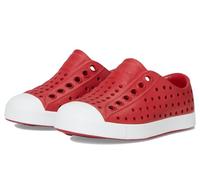 Native Shoes Unisex Kid's Jefferson Child Sneaker, Ruby Red Shell White, 10 Little