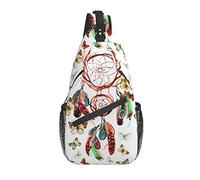 Native Sling Bag Casual Crossbody Bag Native American Shoulder Backpack Chest Daypack for Travel Hiking
