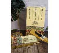Native Soul Holy Smoke Incense Sticks - Pack of 3 with JRose Incense Burner - Natural Aromatherapy & Energy Cleansing for Meditation & Spirituality - Long-Lasting Fragrance