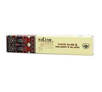 Native Soul Incense Smudge Sticks | WHITE SAGE & DRAGON'S BLOOD | 1 Box = 15g (3)