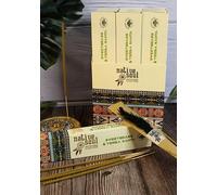 Native Soul Sweetgrass & Yerba Santa Incense Sticks - Pack of 3 with JRose Incense Burner | Smudge Sticks for Spiritual Cleansing Meditation Protection | Natural Herbal Fragrance