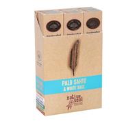 Native Soul Vegan Incense Smudge Sticks Handcrafted 8 Stick Single 15 gram Packet (Palo Santo & White Sage)