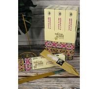 Native Soul White Sage & Lavender Incense Sticks - Pack of 3 with JRose Incense Burner - Calming & Cleansing for Relaxation, Meditation & Smudging - Long-Lasting Aroma
