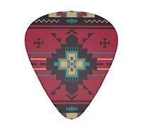 Native Southwest American Ethnic Unique Guitar Gift Guitar Picks For Bass Electric Acoustic Guitars (12 Count)