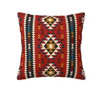 Native Southwest American Indian Aztec Navajo, Pillow Cover Decorative Throw Pillowcase Soft Polyester Cushion Covers 45x45 cm