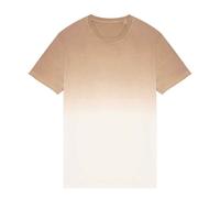 Native Spirit Men's Dip Dye T-Shirt in Medium Beige | Size: Small Native Spirit Medium Beige S
