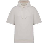 Native Spirit Men's French Terry Short-Sleeved Hoodie in Ivory | Size: XL Native Spirit Ivory XL
