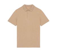 Native Spirit Men's Jersey Polo Shirt in Medium Beige Native Spirit Medium Beige M
