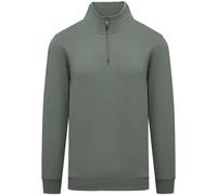 Native Spirit Men's Quarter Zip Sweatshirt in Dark Green | Size: XL Native Spirit Dark Green XL