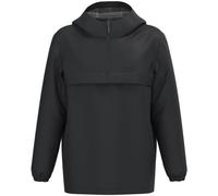 Native Spirit Men's Waterproof Quarter Zip Windbreaker in Black | Size: XL Native Spirit Black XL