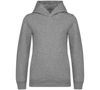 Native Spirit Plain Black Hoodie in Light Grey | Size: 8-10 Years Native Spirit Light Grey 8-10 Years