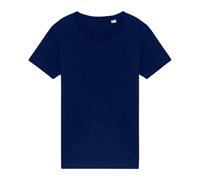 Native Spirit Women's Plain Medium Beige T-Shirt in Dark Blue Native Spirit Dark Blue M