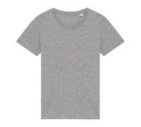 Native Spirit Women's Plain Medium Beige T-Shirt in Light Grey | Size: XS Native Spirit Light Grey XS