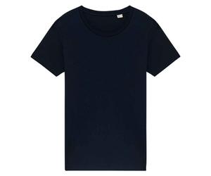 Native Spirit Women's Plain Medium Beige T-Shirt in Navy Native Spirit Navy M