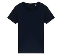 Native Spirit Women's Plain Medium Beige T-Shirt in Navy | Size: Large Native Spirit Navy L