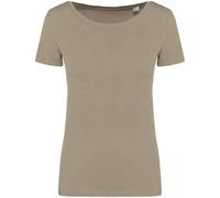 Native Spirit Women's T-Shirt in Medium Beige Native Spirit Medium Beige M