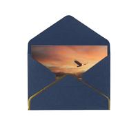 Native Tribes Personalised Pearl-Finish Greeting Cards With Envelopes - Five Elegant Colourways, Gold-Edged Blank Cards, Suitable For All Occasions