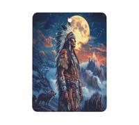 Native U.S. Chief Moon Car Aromatherapy Tablets Air Freshener Hanging Scented Cards for Rooms Bathrooms Wardrobe Square