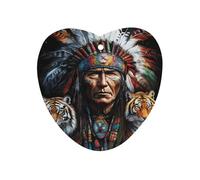 Native U.S. Chief Tiger Car Air Freshener Automotive Aromatherapy Tablets Hanging Scented Cards Rearview Mirror Love form