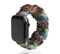 Native U.S. Woman Wolf Music Watch Band Compatible with IWatch Bands Series 6 5 4 3 2 1 Elastic Replacement Wristband