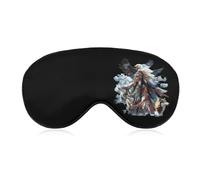 Native U.S. Woman Wolf Sleep Masks for Women Men Cute Eye Mask Soft Patch Blackout Eye Cover Travel Blindfold