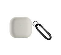 Native Union Active Case for AirPods 4 & AirPods 4 with Active Noise Cancellation - Silky Smooth Matte Silicone Case with Clip to Attach Anywhere (Sandstone)