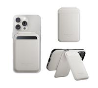 Native Union Active Wallet Stand | Magnetic - MagSafe Card Holder with Stand for iPhone Air, 17, 16, 15, 14 - Extra Secure & Ultra Slim - Stores 4 Cards - Durable & Recycled Materials (Apricot)