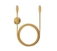 Native Union Anchor Cable 240W - 3m/10ft Reinforced Braided USB-C to USB-C Power Delivery 3.1 Charging Cable with Weighted Knot - for iPhone 17 Pro Max/17e, MacBook Pro 14"/16" M5, Air M5, Neo (Kraft)