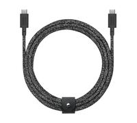 Native Union Belt Cable XL 100W - 3m/10ft Ultra-Strong USB-C to USB-C Charging Cable for iPhone 17/17 Pro/17e, iPhone Air, MacBook Pro/Air (M5/M4/M3), iPad Pro (M4), Surface Go 5/4 (Cosmos)